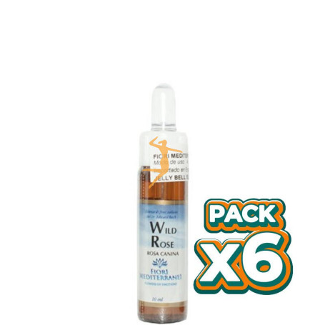 Pack 6x WILD ROSE (Rosa Silvestre) 10Ml. FORZA VITALE