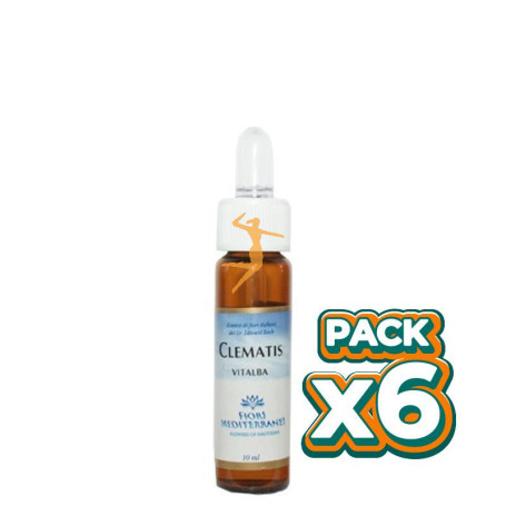 Pack 6x CLEMATIS (Clemátide) 10Ml. FORZA VITALE