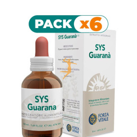 Pack 6x SYS GUARANÁ 50Ml. FORZA VITALE