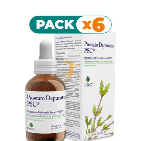 Pack 6x PSC PROSTATO DEPURATO 50Ml. FORZA VITALE
