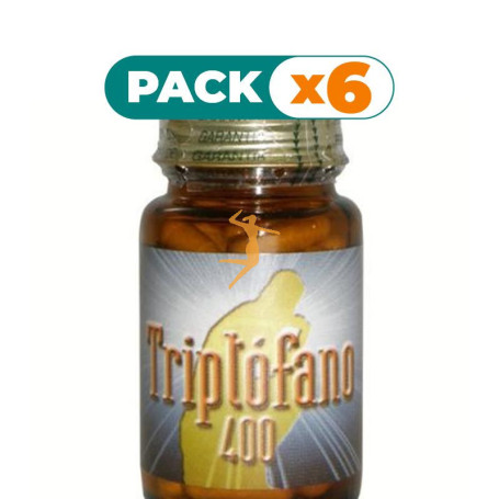 Pack 6x TRIPTÓFANO 400 50 CÁPSULAS MONTSTAR
