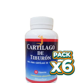 Pack 6x CARTÍLAGO DE TIBURÓN 90 CÁPSULAS MONTSTAR