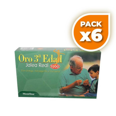 Pack 6x JALEA TERCERA EDAD FORTE MONTSTAR