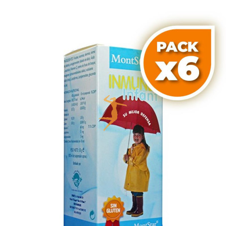 Pack 6x INMUNE INFANT 50Gr. MONTSTAR
