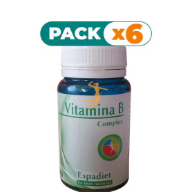 Pack 6x VITAMINA B+ COMPLEX 60 PERLAS NEW COMPLEMENTS - ESPADIET