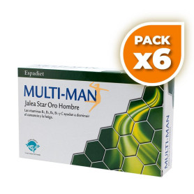 Pack 6x JALEA MULTI MAN 20 VIALES ESPADIET