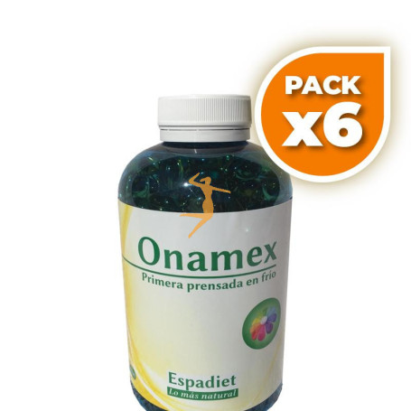 Pack 6x ONAMEX + 10 PERLAS S/C 100 CÁPSULAS ESPADIET