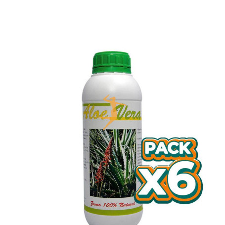 Pack 6x ALOE VERA JUGO 1Lt. ESPADIET