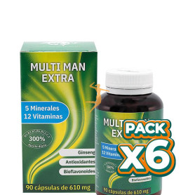 Pack 6x MULTI MAN EXTRA 90 CAPSULAS ESPADIET
