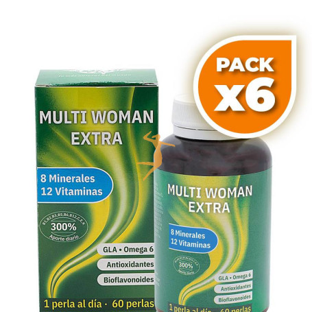 Pack 6x MULTI WOMAN EXTRA 60 PERLAS ESPADIET