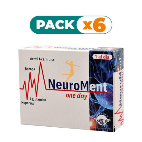 Pack 6x NEUROMENT ONE DAY 30 CÁPSULAS ESPADIET