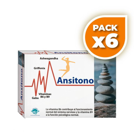Pack 6x ANSITONO 30 CAPSULAS ESPADIET