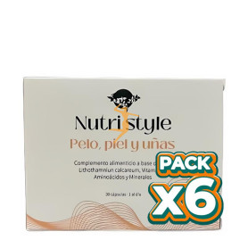 Pack 6x PELO+PEL+UÑAS NUTRI STYLE 30 CAPSULAS ESPADIET