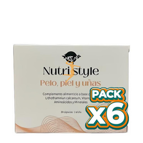 Pack 6x PELO+PEL+UÑAS NUTRI STYLE 30 CAPSULAS ESPADIET