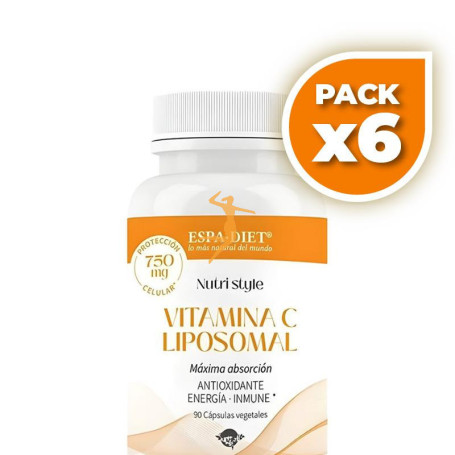 Pack 6x VITAMINA C LIPOSOMAL 90 CÁPSULAS ESPADIET