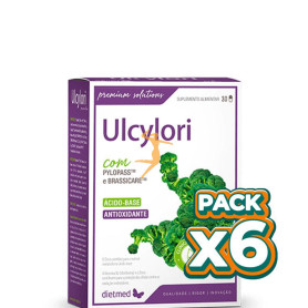 Pack 6x ULCYLORI CON BRASSICARE 30 CÁPSULAS DIETMED