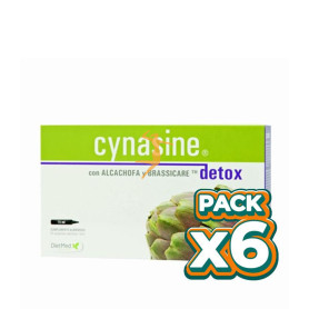 Pack 6x CYNASINE DETOX 20 AMPOLLAS DIETMED