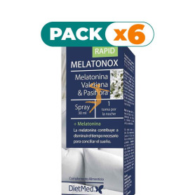 Pack 6x MELATONOX RAPID SPRAY 30Ml. DIETMED
