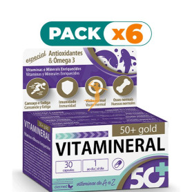 Pack 6x VITAMINERAL 50 30 CÁPSULAS DIETMED
