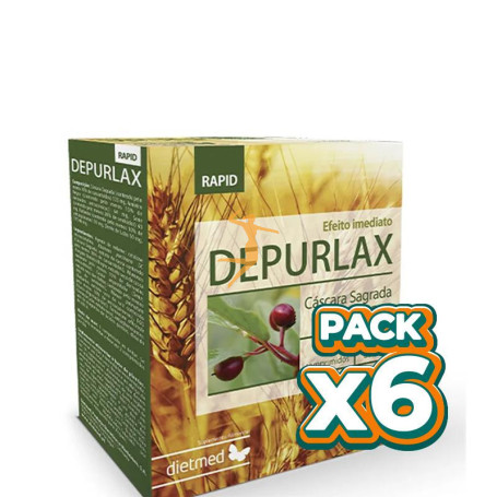 Pack 6x DEPURLAX RAPID 15 COMPRIMIDOS DIETMED
