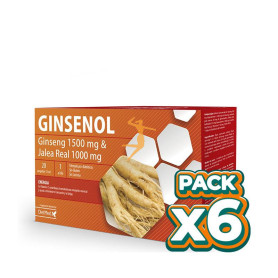 Pack 6x GINSENOL 20 AMPOLLAS DIETMED