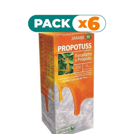 Pack 6x PROPOTUSS JARABE TE 250Ml. DIETMED