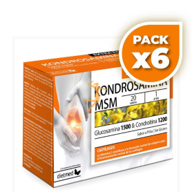 Pack 6x KONDROSAMINA MSM FLEX 20 SOBRES DIETMED