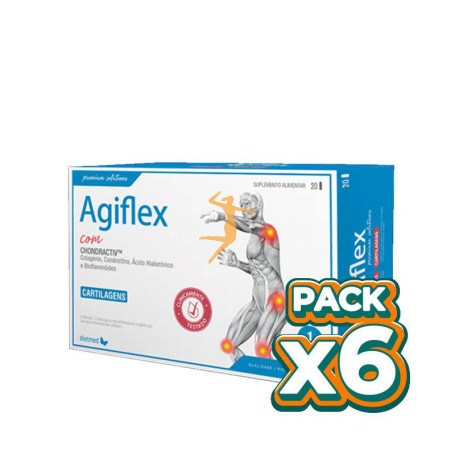 Pack 6x AGIFLEX 20 AMPOLLAS DIETMED