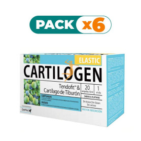 Pack 6x CARTILOGEN ELASTIC 20 AMPOLLAS DIETMED
