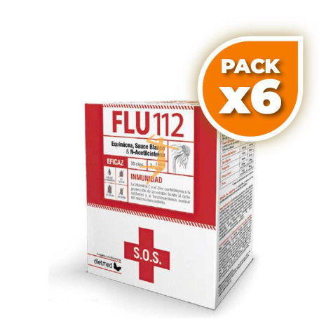 Pack 6x FLU112 30 CÁPSULAS DIETMED