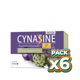 Pack 6x CYNASINE DETOX 30 AMPOLLAS DIETMED