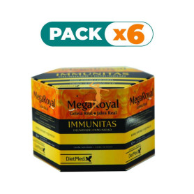 Pack 6x MEGAROYAL IMMUNITAS 20 AMPOLLAS DIETMED