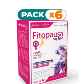 Pack 6x FITOPAUSA SOY FREE 60 CÁPSULAS DIETMED