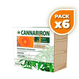 Pack 6x CANNABIRON 30 CAPSULAS + 30 COMPRIMIDOS DIETMED