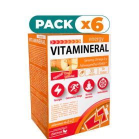 Pack 6x VITAMINERAL ENERGY 30 CÁPSULAS DIETMED