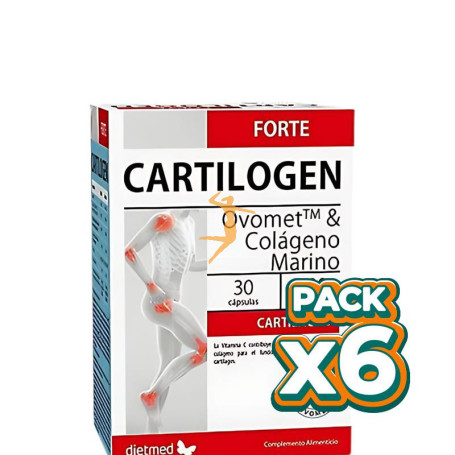 Pack 6x CARTILOGEN FORTE 30 CAPSULAS DIETMED