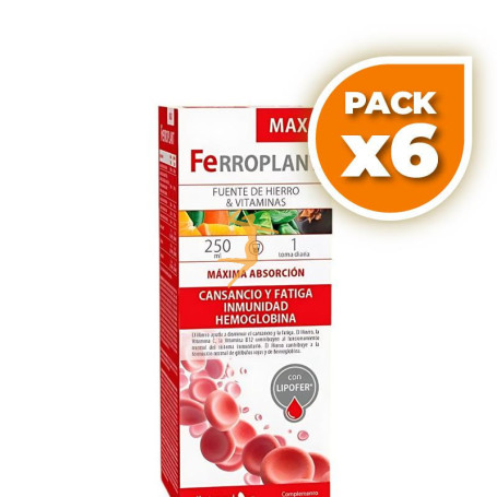 Pack 6x FERROPLANT MAX 250Ml DIETMED