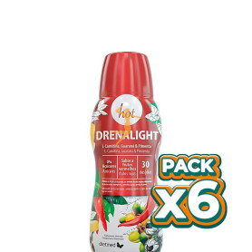 Pack 6x DRENALIGHT HOT 600Ml DIETMED