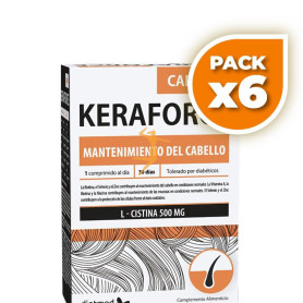 Pack 6x KERAFORCE CAPILAR 30 COMPRIMIDOS DIETMED