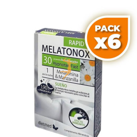 Pack 6x MELATONOX RAPID 30 COMPRIMIDOS DIETMED
