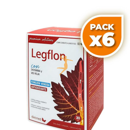 Pack 6x LEGFLON 60 COMPRIMIDOS DIETMED
