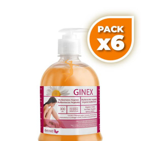 Pack 6x GINEX JABÓN ÍNTIMO LÍQUIDO 300ML DIETMED