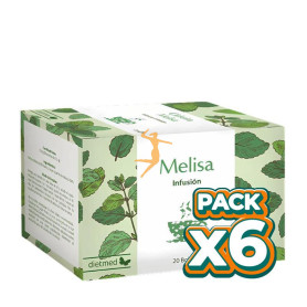 Pack 6x INFUSIÓN MELISA 20 BOLSITAS DIETMED