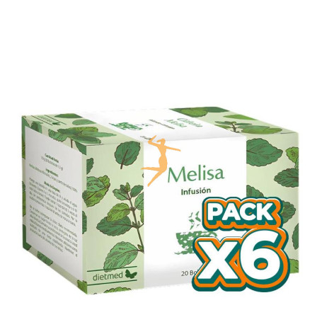 Pack 6x INFUSIÓN MELISA 20 BOLSITAS DIETMED