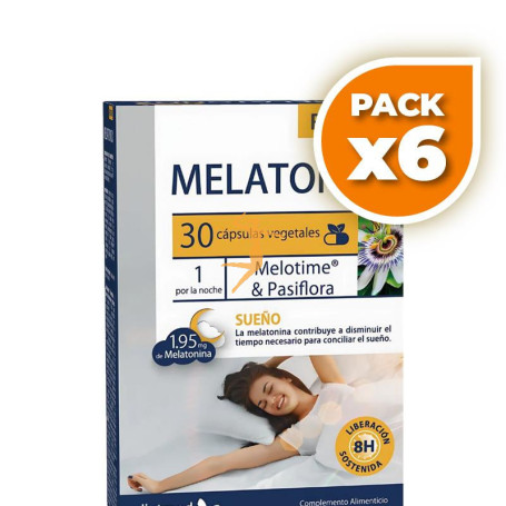 Pack 6x MELATONOX RETARD 30 CÁPSULAS VEGETALES DIETMED