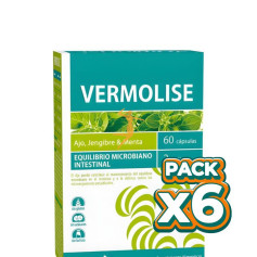 Pack 6x VERMOLISE 60 CAPSULAS DIETMED