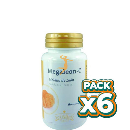 Pack 6x MEGALEON C 60 CÁPSULAS JELLYBELL