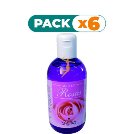 Pack 6x AGUA DE ROSAS 250Ml. JELLYBELL