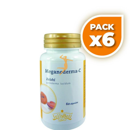 Pack 6x MEGANODERMA C 60 CÁPSULAS JELLYBELL