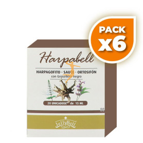 Pack 6x HARPABELL 20 AMPOLLAS JELLYBELL